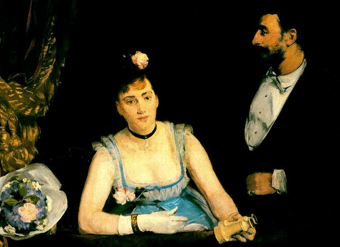 Obra 'Un palco en el Teatro de los Italianos' de Eva Gonzalès