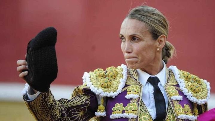 La torera española Cristina Sánchez
